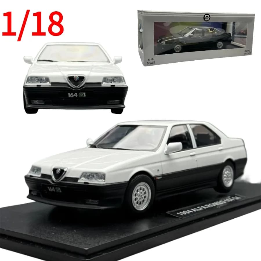 Modellino Auto Triple9 Diecast 1:18 Alfa Romeo 164 Q4, Veicoli Giocattolo da Collezione Alfa Romeo, Modellini Auto Giocattolo per Ragazzi, Regalo