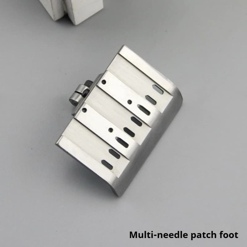 Sewing Machine Parts Tape Attaching Presser Foot For SiRUBA VC008 KANSAI 1404 Multi‑Needle Sewing Machine Spares