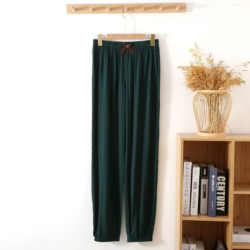 Women Pajama Pants Pijama Night Wear Female Spring Autumn Viscose Sleepwear Women's Thin Loose Homewear Pants Pj Bottoms