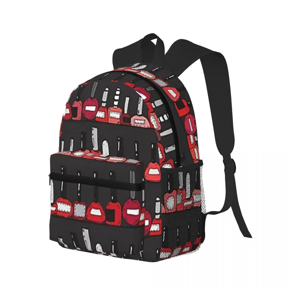 Nail Polish Nail Salon Studio Women Pinafore Student Backpack School Bag Hiking Daypack for Boys Girls Bookbag Shoulder Bags