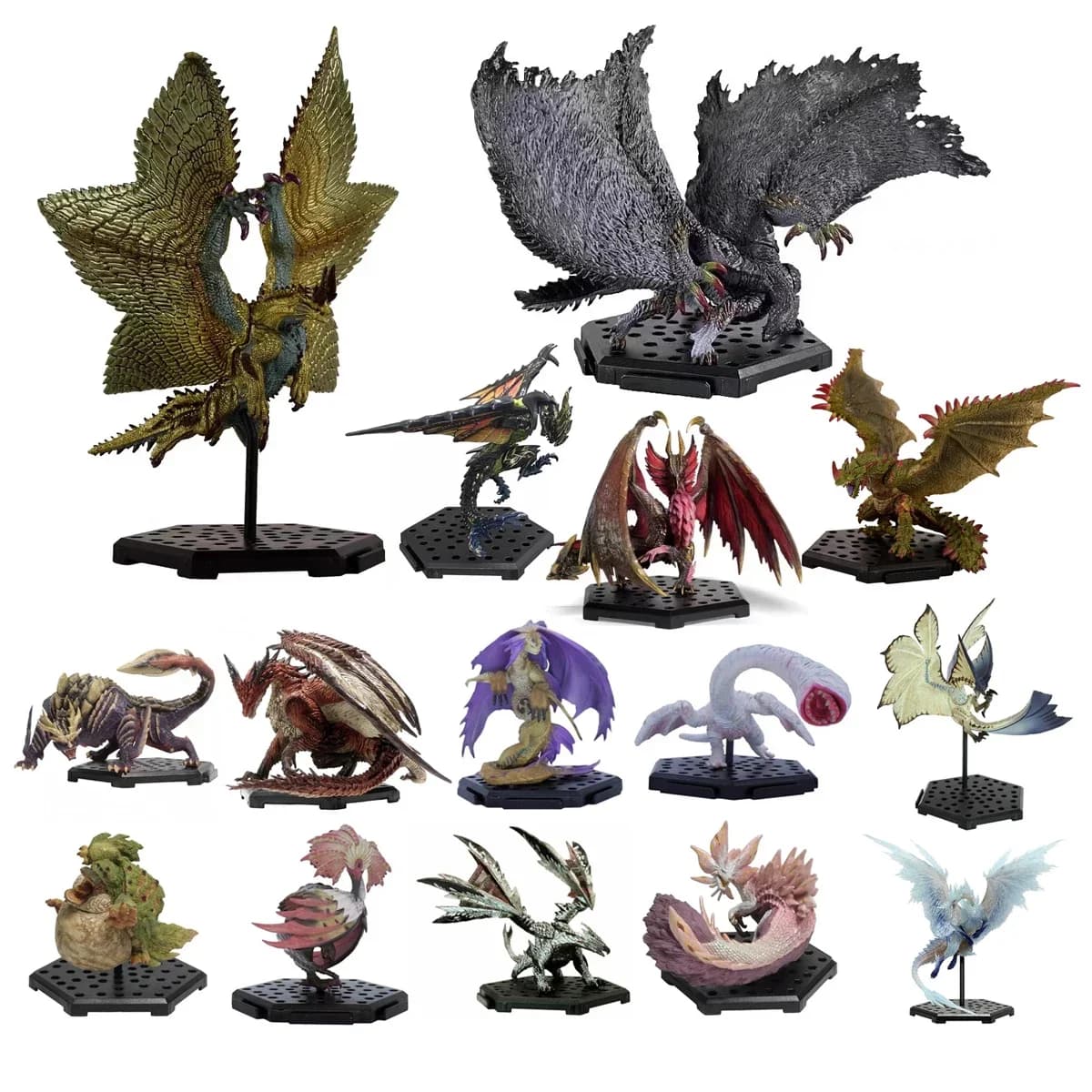 Monster Hunter World Iceborne Figure Modelli in PVC Hot Dragon Action Figure Decorazione Modello giocattolo