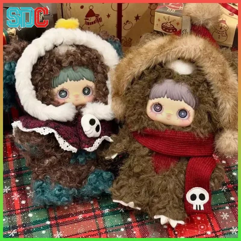 MayMei Winter Frenzy Series Peluche Scatola cieca Bambola in vinile Decorazione carina per ragazza di Natale Giocattolo a sorpresa alla moda per regalo di compleanno
