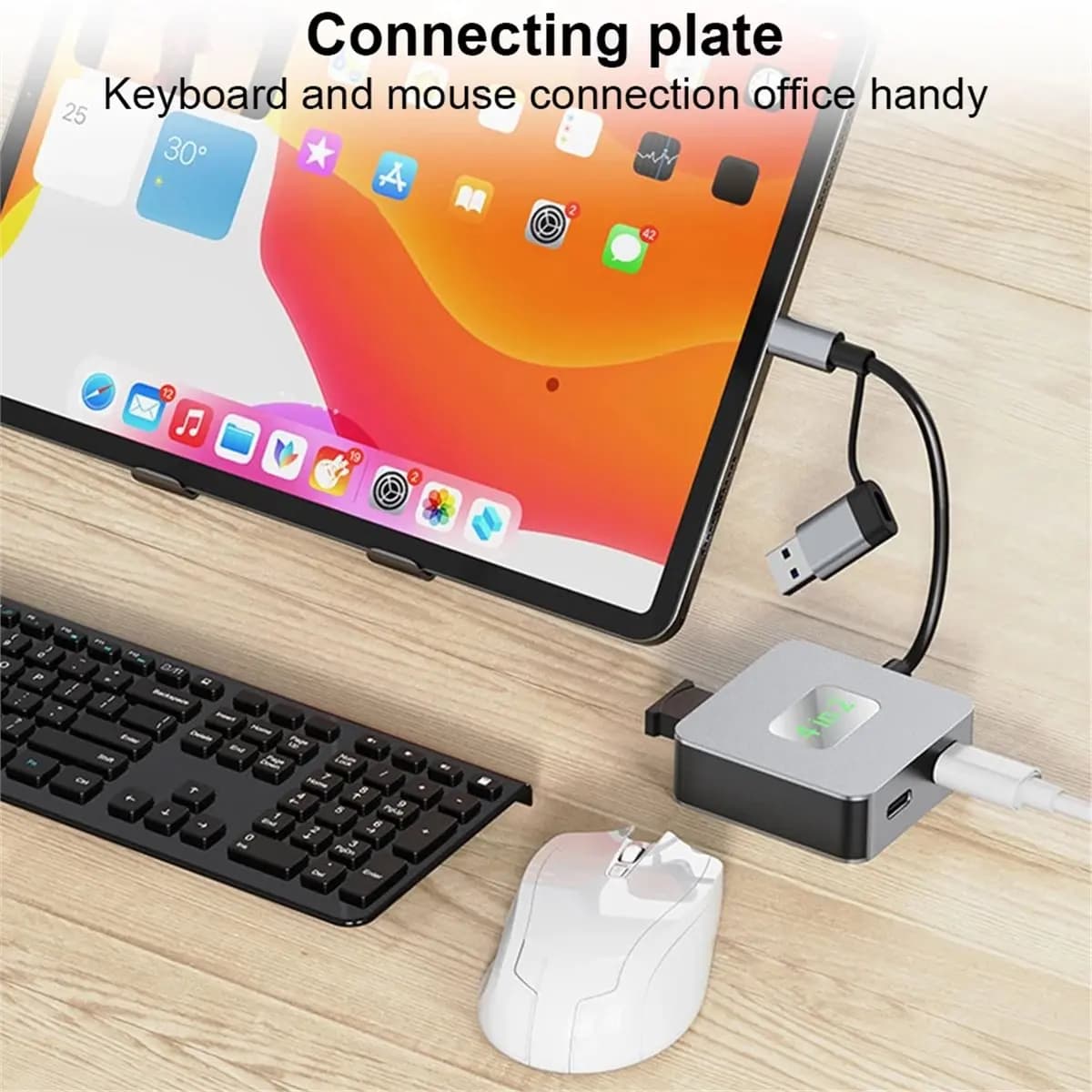 NUOVO! Hub USB 3.2 Hub USB C USB-C/USB-A a 10 Gbps USB 3.2 Mini Hub USB a 4 porte 2xUSB3.2+2xUSB-C3.2 Docking Station Adattatore USB