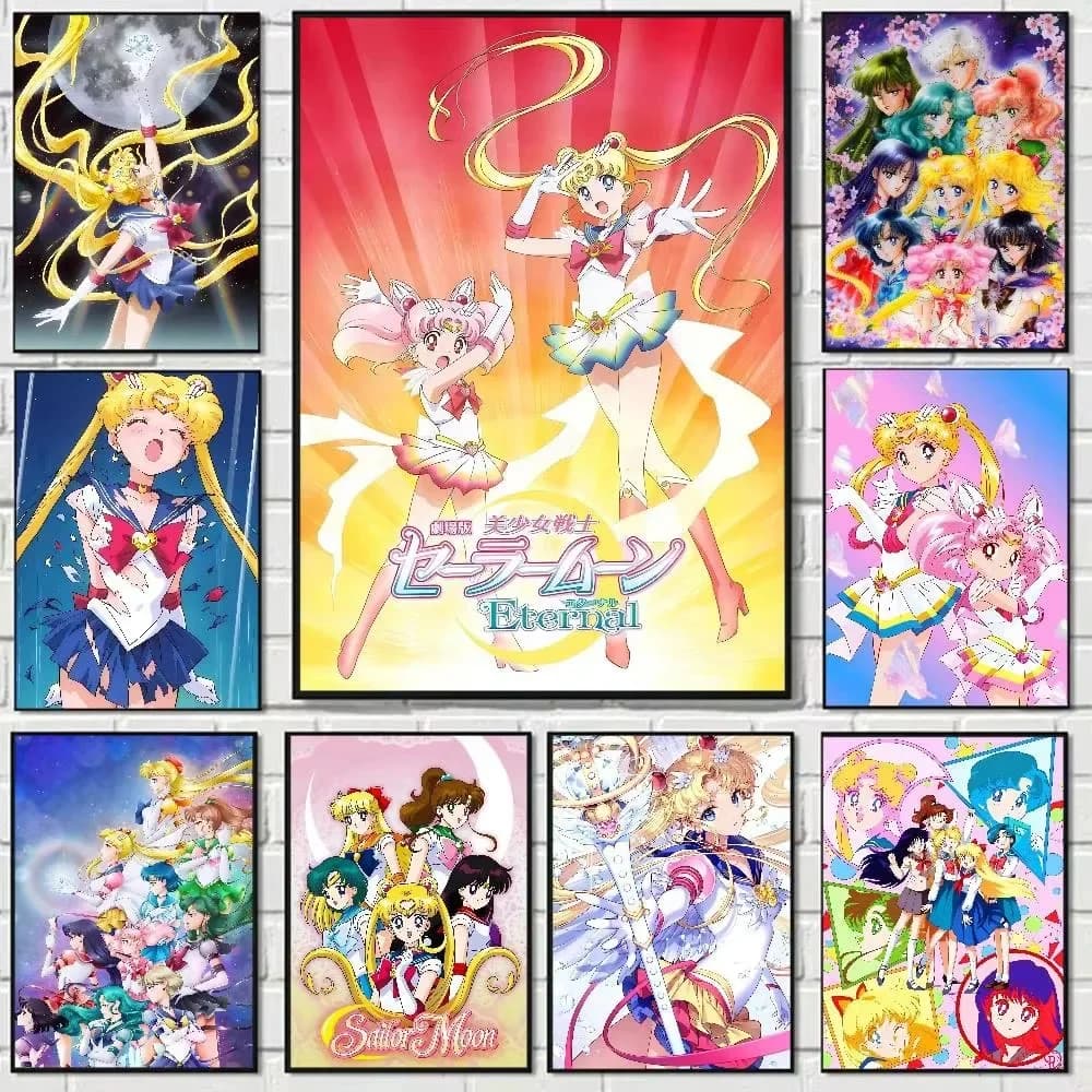 Diamond Painting Anime Sailor Moon Cartoon Characters Mosaic Handmade Artwork Full Round/Square Diamonds Gift Home Decor