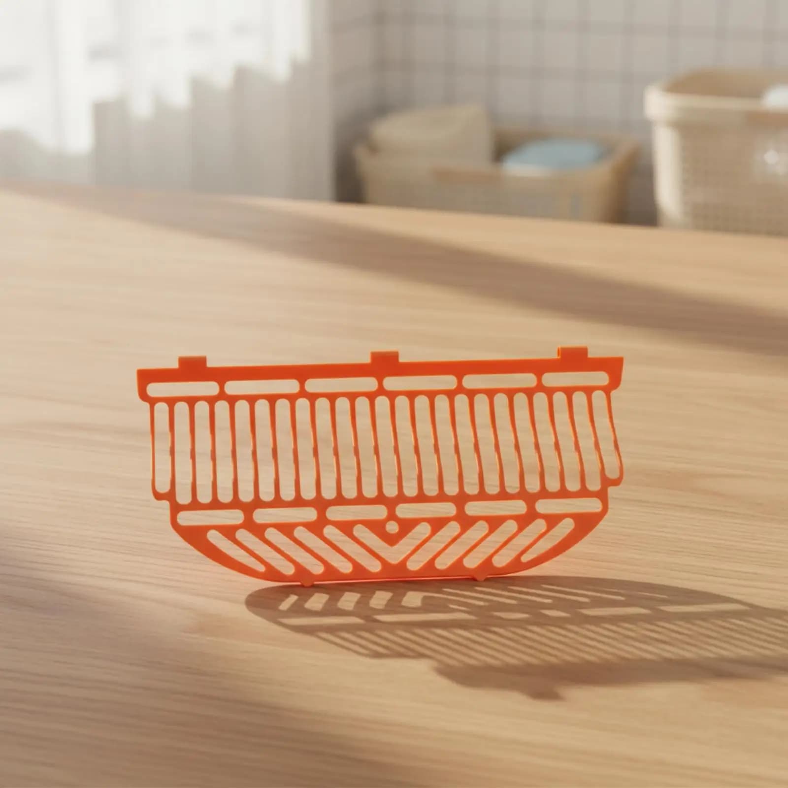 Cat Litter Box Filter Sieve Screen Replacement Part for Automatic Self Cleaning Litter System Slotted PP Basket for Adult Cats