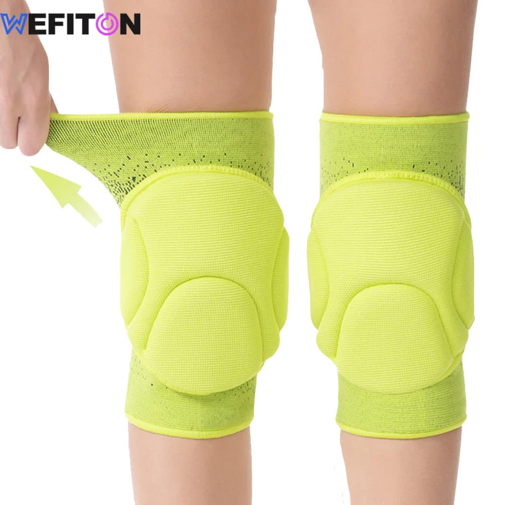 Ginocchiere Resistenti con Imbottitura Spessa in Spugna - Protezione dagli Impatti per Pallavolo, Basket, Lotta, Edilizia e Lavoro
