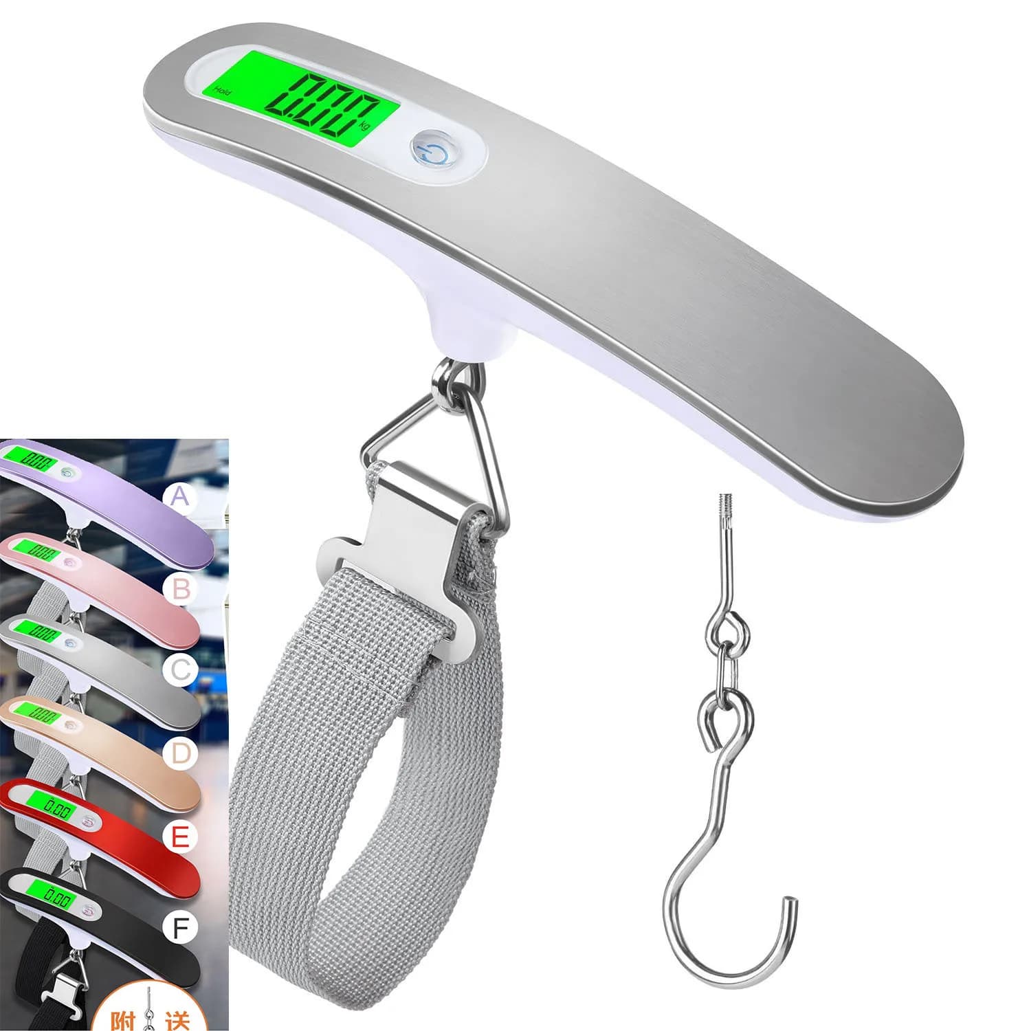 Portable Stainless Steel Handheld Luggage Electronic Scale