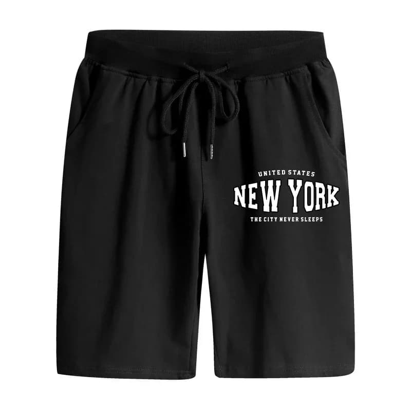 Men's Summer Shorts with Print, Casual, for Jogging, Sports, Cycling, Daily Clothing, Race, Half Pants 2026