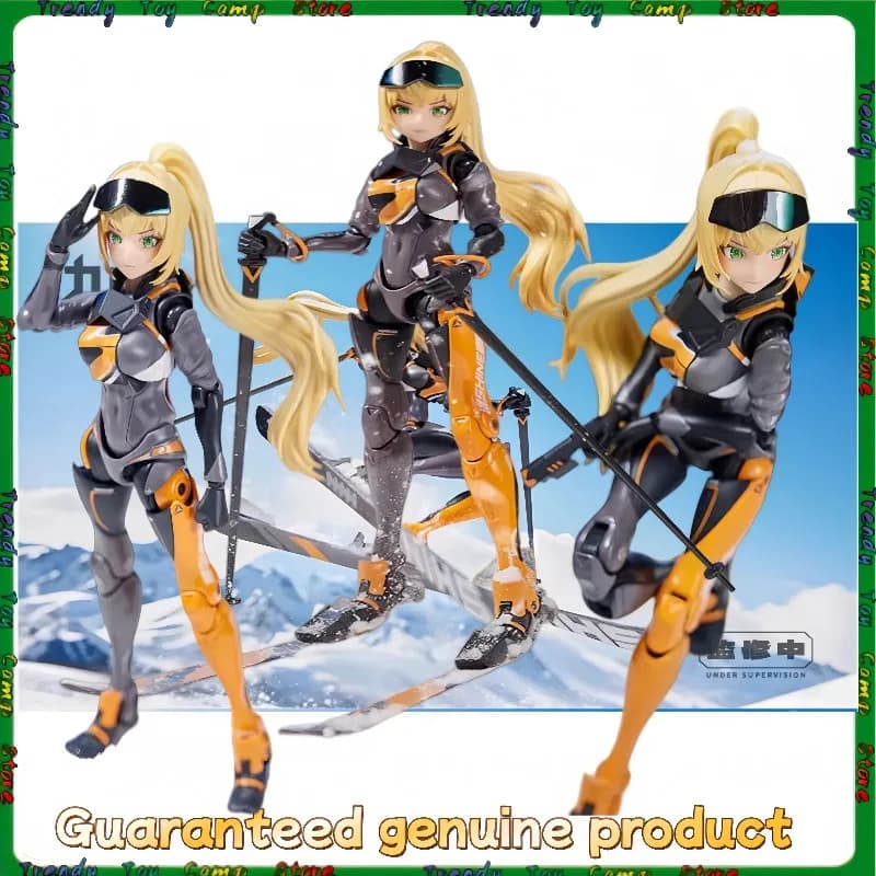 Action Figure 1/12 Ling Shuang di Jiujie Mowan Extreme Girl, Ragazza Sciatrice, Finitura in Lega; 100% Originale; Disponibile