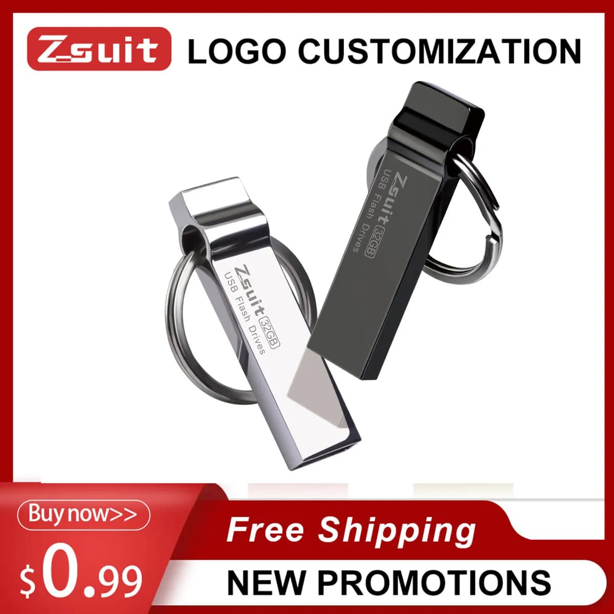 2023 nuove chiavette USB 32GB 128GB 64GB Pen Drive impermeabile USB 2.0 pendrive ad alta velocità chiavetta Usb in metallo regalo per PC/auto/TV