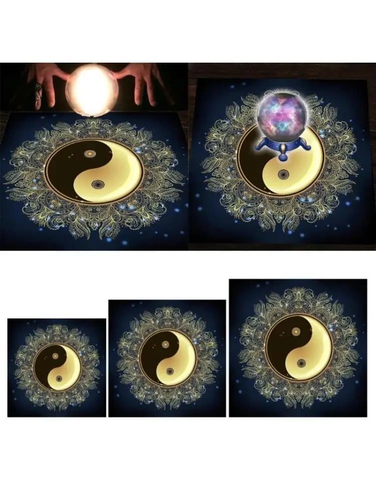 652F Modello TaiChi Astrologia Altari Tovaglia Tarocchi Tovaglia Tovaglia da divinazione
