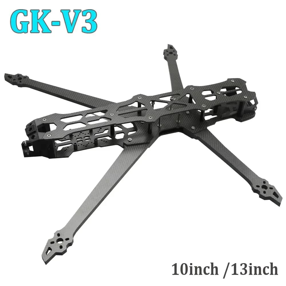 GK-V3 10 pollici/13 pollici FPV Drone KIT Telaio 435mm/550mm In Fibra di Carbonio Per RC FPV Freestyle A Lungo Raggio Drone Quadcopter