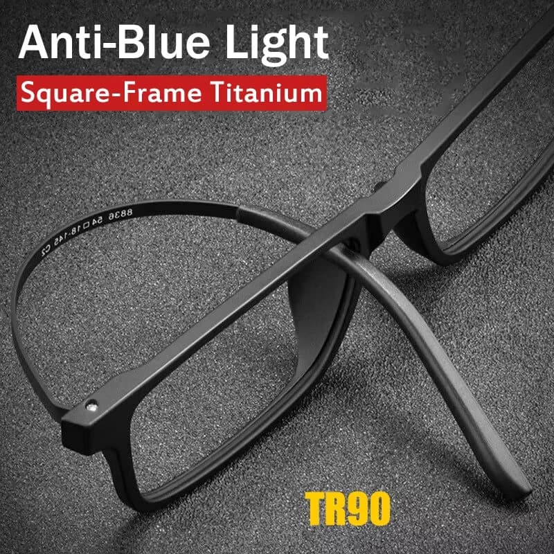 New reading glasses in titanium pure man woman TR90 anti-blu ray glasses for computer full frame diopters + 1.0 + 4.0