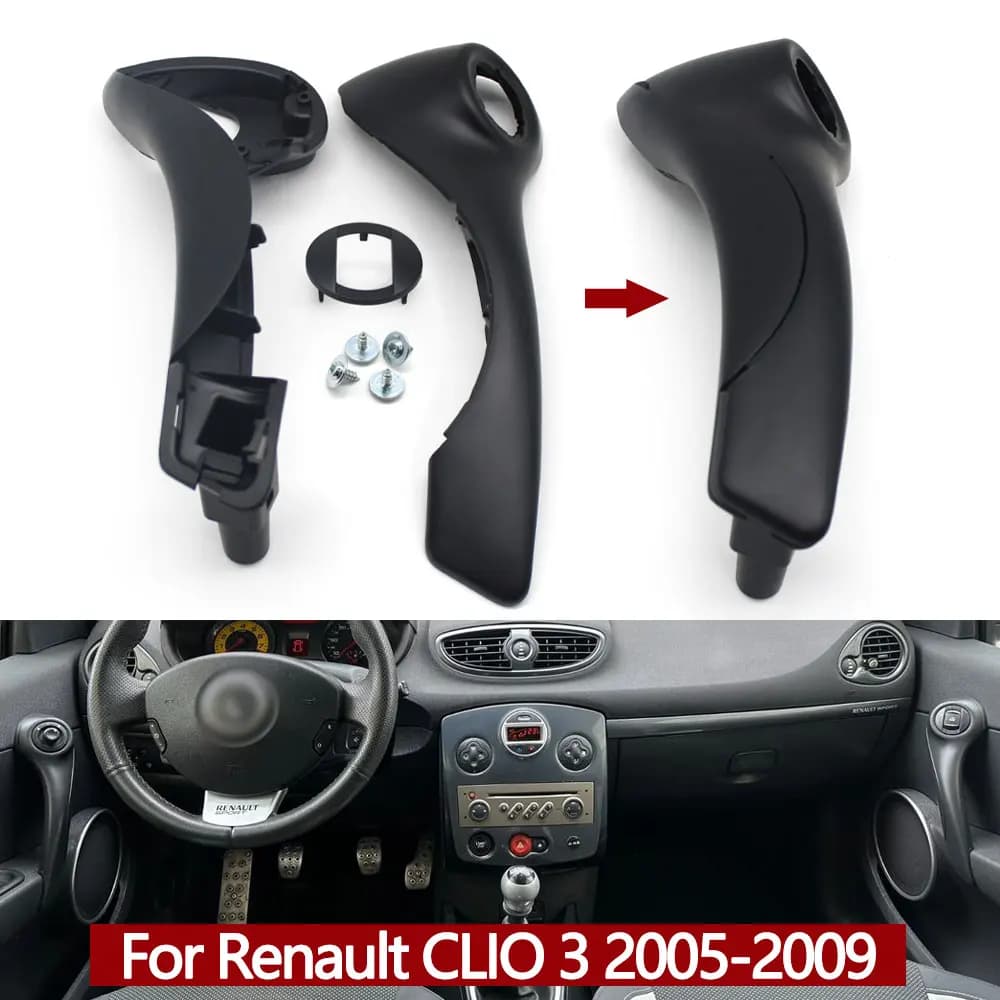 Car Interior Front Left Right Driver Passenger Door Pull Handle Assembly Kit Replacement For Renault CLIO 3 MK3 2005-2009