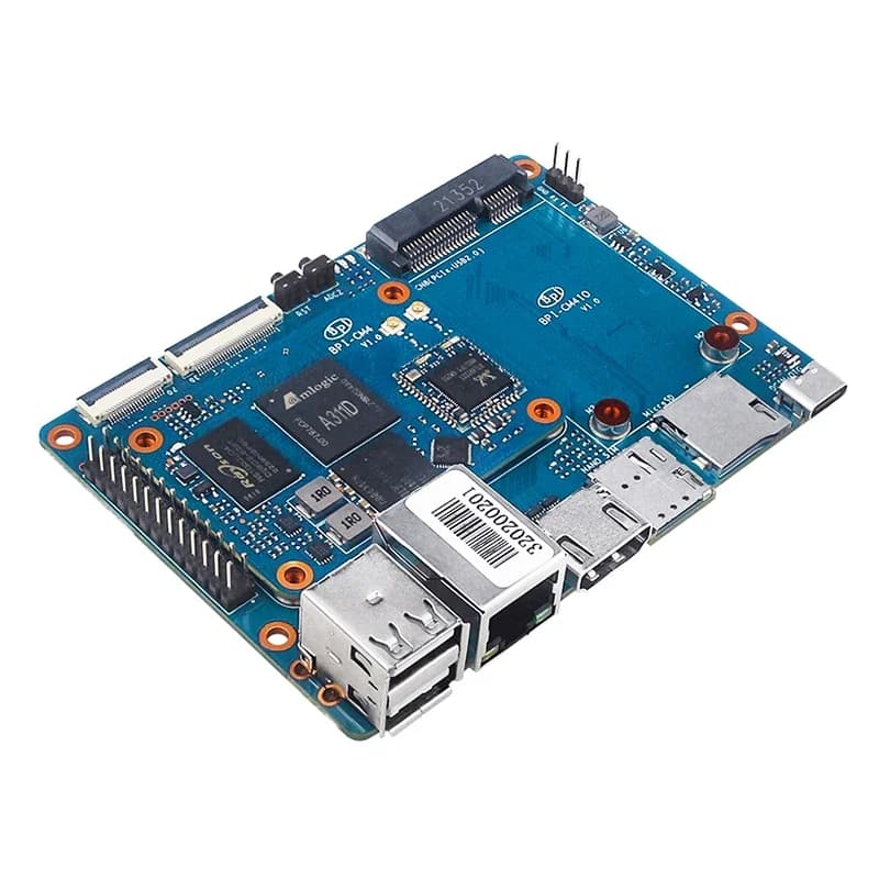 Banana Pi BPI-CM4 Amlogic A311D 4 x ARM Cortex-A73 2 x ARM Cortex-A53 CPU 4G LPDDR4 16G eMMC Simile a Raspberry Pi CM4