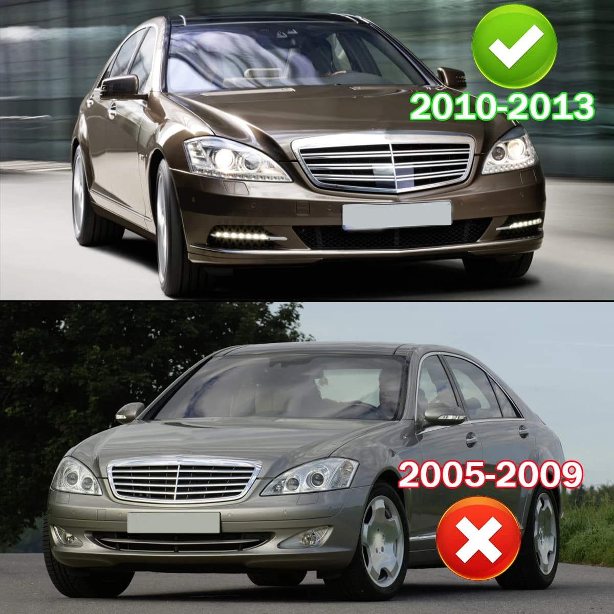 For Benz S Class 2010 2011 2012 2013 S350 S500 S550 S63 AMG W221 Headlight Lens Shade Headlamp Shell Front Headlamp Lampshade