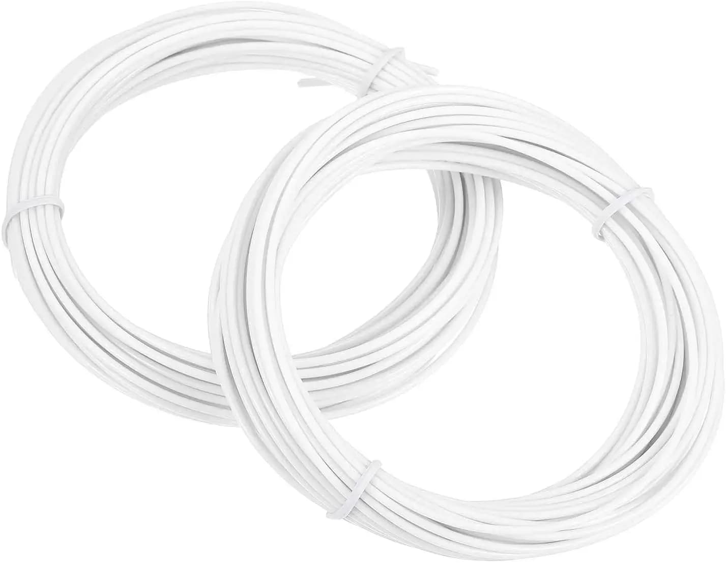 Pack of 2 PLA filaments of 1,75 mm, 33 feet each, white for 3D printing pens