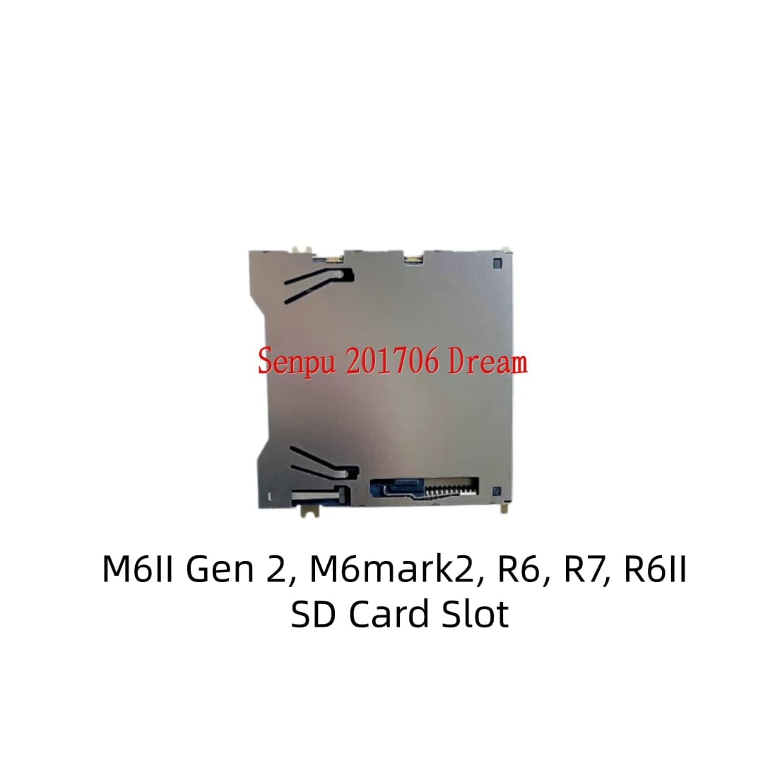 For Canon M6II M6 Mark2 R6 R7 R6II Mirrorless Digital Camera SD Memory Card Slot Socket Card Reader Repair