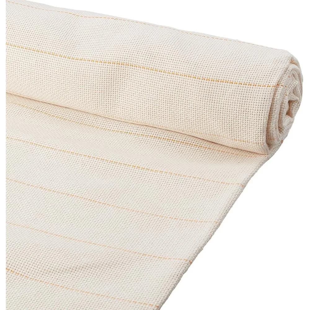 Large Monk's Cloth 59.5x39.3" Primary Tufting Cloth with Marked Lines Needlework Fabric for Needle Punch Stitch Embroidery