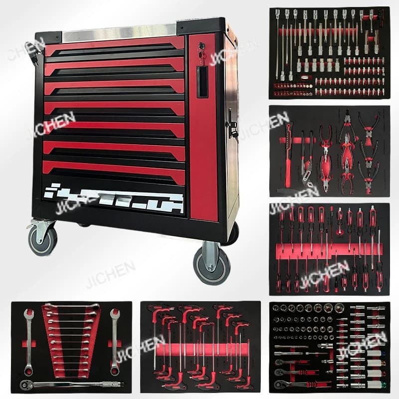 Machine repair tools 245 pcs Tool trolley set Shop 4S Car repair shop Maintenance