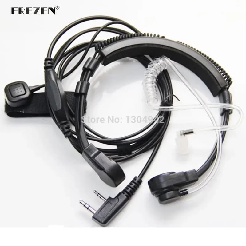 Microfono per gola estensibile Microfono auricolare per CB Radio Walkie Talkie BAOFENG UV-5R BF88S KG-UV8D Kenwood Pro-Talk XLS TK