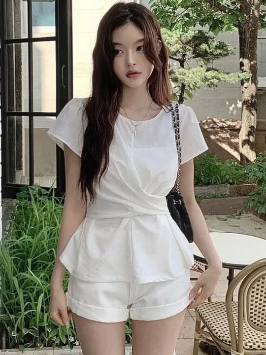 Fashionable Chic Waist-Cinching Belted Simple Stylish Small Shirt Korean Style Sweater for Women Spring Autumn Winter Streetwear