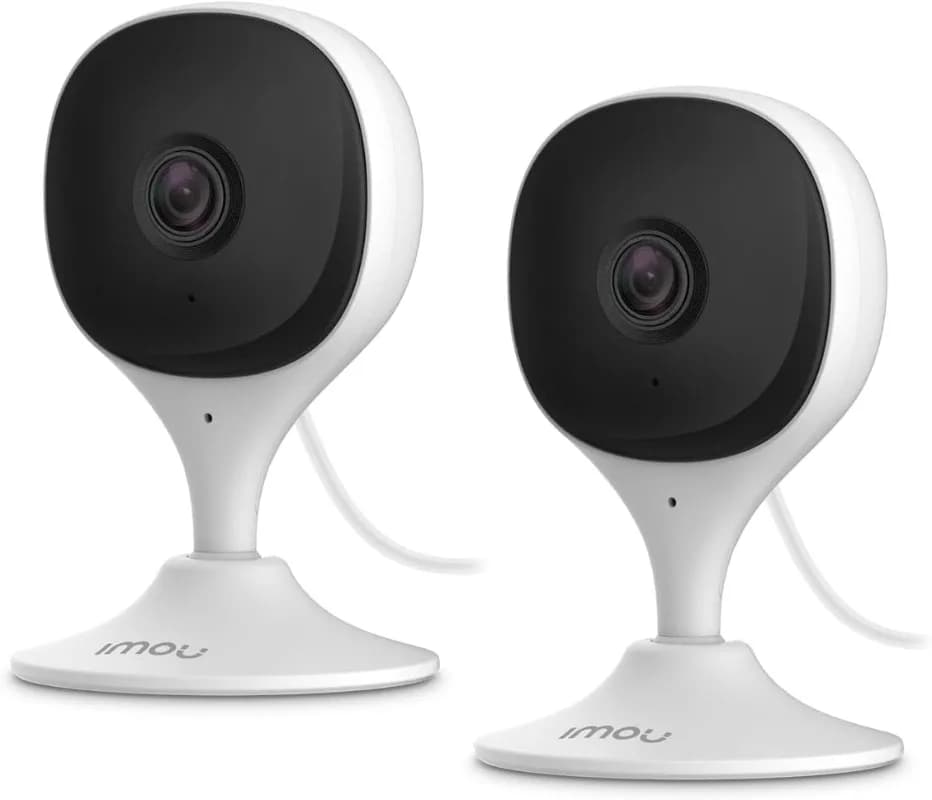 Telecamera di Sicurezza 1080P Baby Monitor con Visione Notturna, Audio Bidirezionale, Telecamera WiFi da Interno con App, Solo Wi-Fi 2.4G