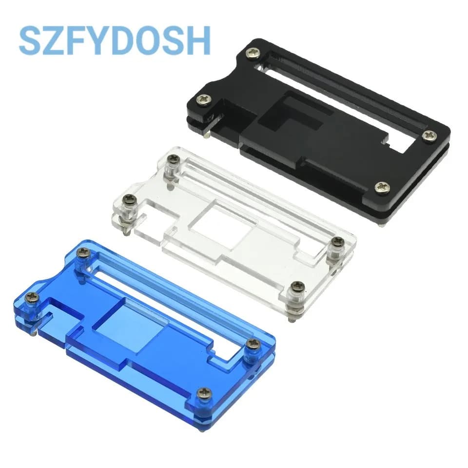 3 Color Acrylic Case Shell Transparent Black Blue Acrylic Case Transparent Box for Raspberry Pi Zero RPI Zero