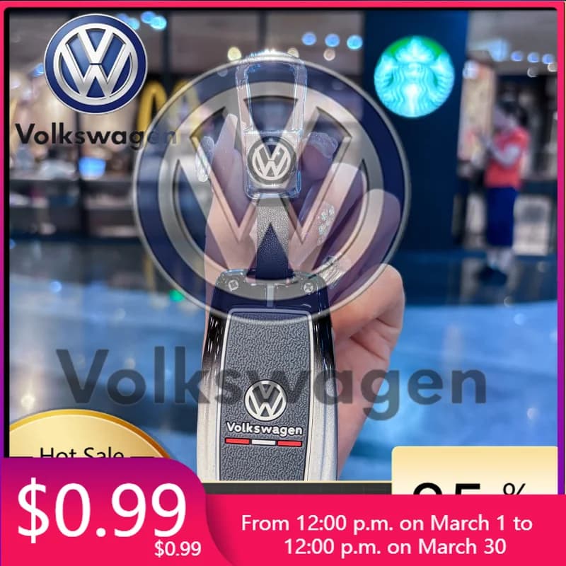 Accessories Auto 2026: Zinc Alloy Protective Case for Key Auto Remote Control Volkswagen VW Polo Golf - Warm Style and Trendy