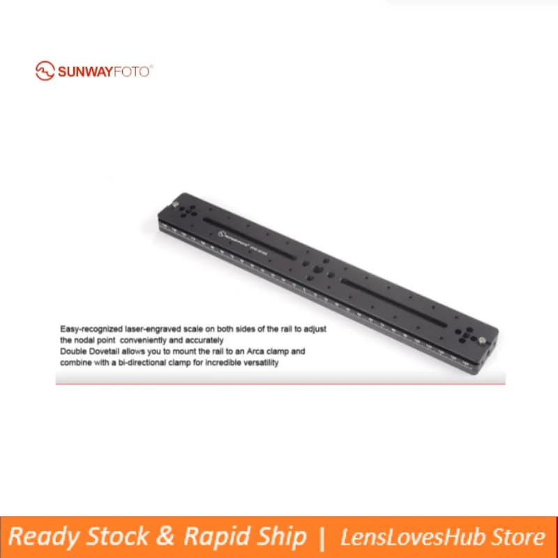 SUNWAYFOTO 3016R Piastra a sgancio rapido per testa treppiede da 300 mm DPG-per piastra per treppiede per fotocamera DSLR monopiede professionale Pla a sgancio rapido