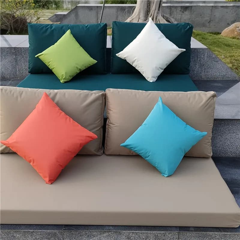 Customised Outdoor Waterproof Bench Seat Cushion Sofa Pillow Window Seat Sofa Decorative Cushion Chair Swing Back Cushion