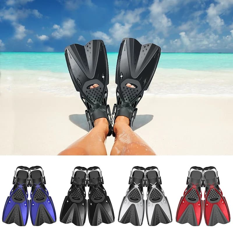 Pinne per immersione professionali per lo snorkeling per bambini adulti Pinne per immersione Pinne portatili per attrezzature per il nuoto per principianti
