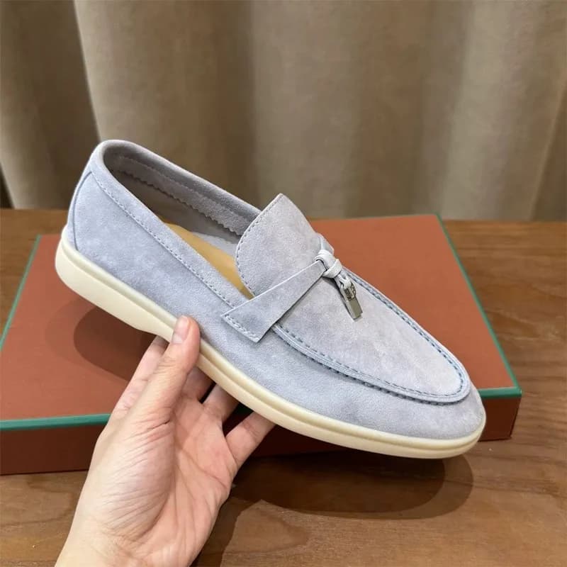 Hot Sale Genuine Leather Women Loafers Old Money Style Tassel Buckle Slip On Casual Vintage Commuter Flat Ladies Daily Shoes Y2k