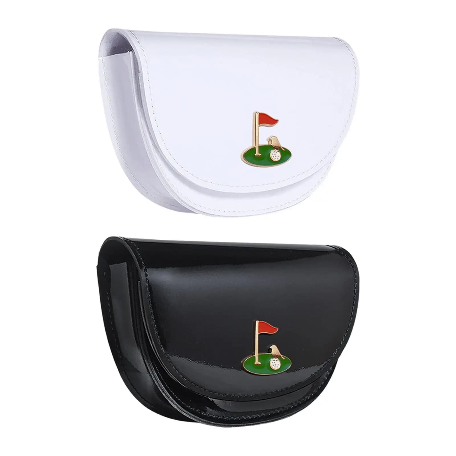 Custodia Impermeabile per Telemetro da Golf in Pelle PU, Borsa Portaoggetti Marsupio per Golf all'Aperto
