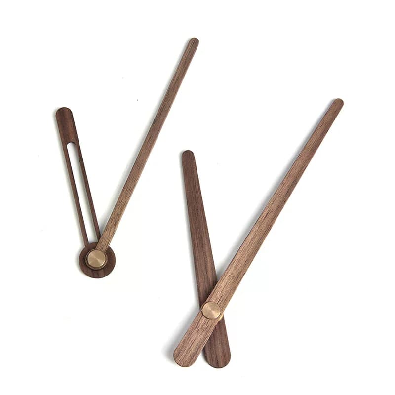 Lancette in legno per orologio da parete fai da te, 12 pollici, ricambio per orologio al quarzo
