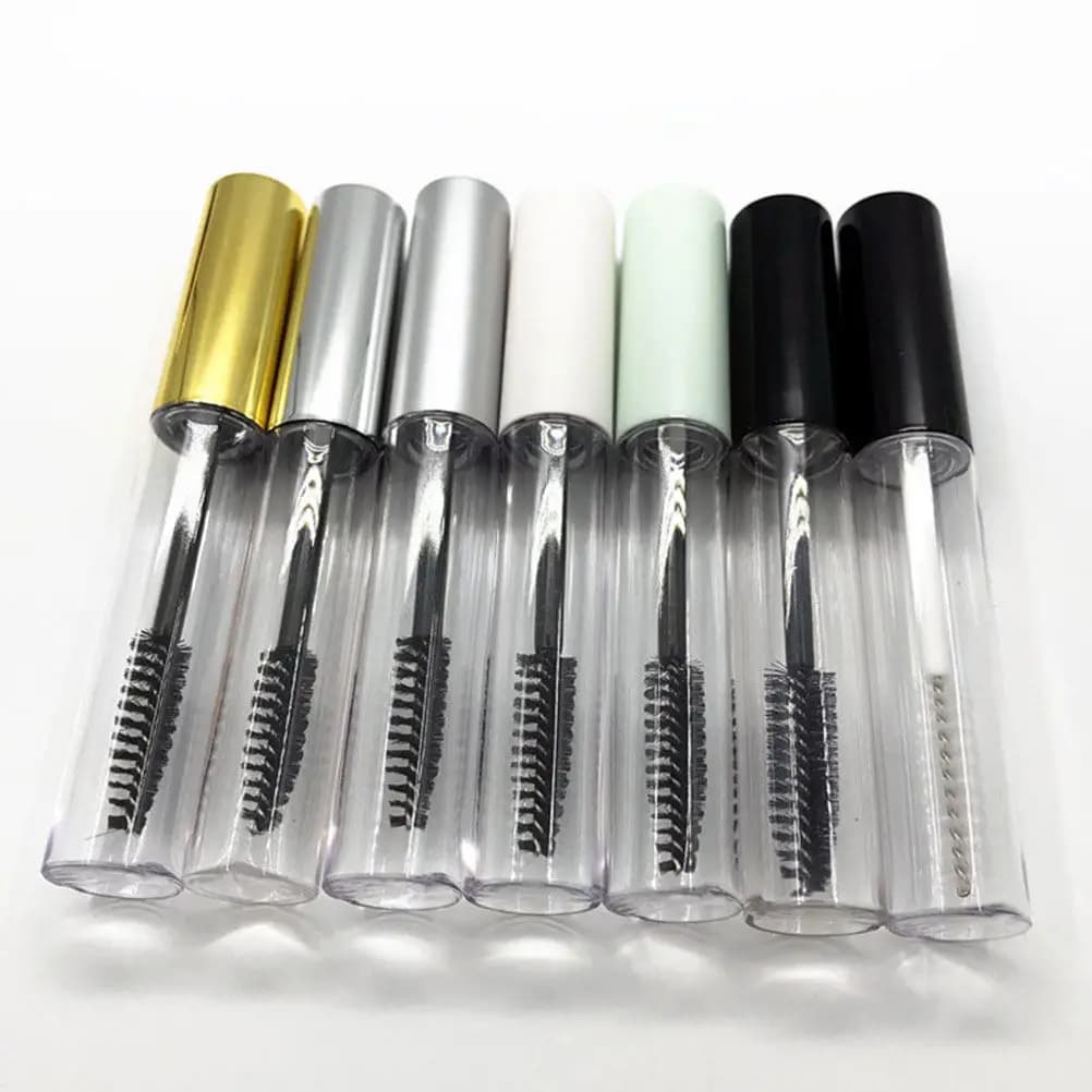 Set di Tubetti Vuoti per Mascara Ricaricabili, Mini Flaconi Portatili per Viaggio, Contenitore Fai-da-Te per Crema per Ciglia con Imbuto