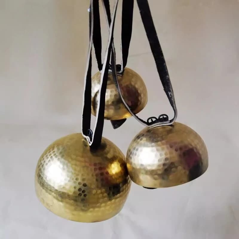 Copper Bell Tibetan Meditation Decoration Chimes Outdoor Harmony Sound Healing Hand Bells Yoga Table Relaxation Wind Chime