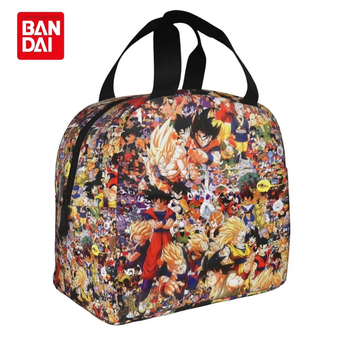 Bandai Japan Anime Dragonball Z Goku Lunch Bag for School Kids Office Sac Lunch Portable Thermal Cooler Lunch Box Handbag Gift