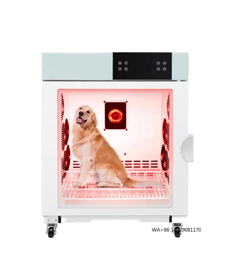 Asciugatrice Asciugatura sicura con controllo preciso della temperatura per animali domestici Asciugatrice automatica per cani Scatola per peli di animali domestici ultra silenziosi