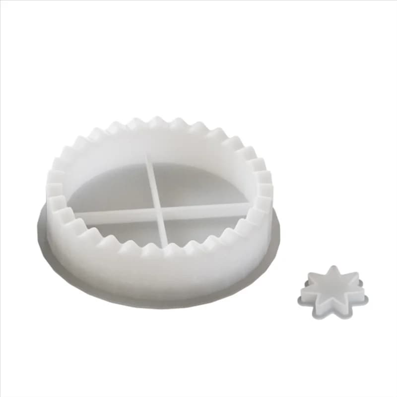Silicone For Candles Mould, Star Shape, Christmas Advent Wreath, Calendar,Silicone Mould