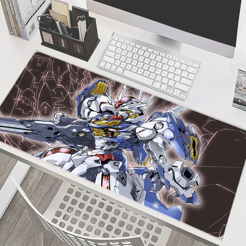 Mechanical Warrior G-gundam A-aerial Desk Mat Gamer Computer Carpet Keyboard Table Accessories Mousepad