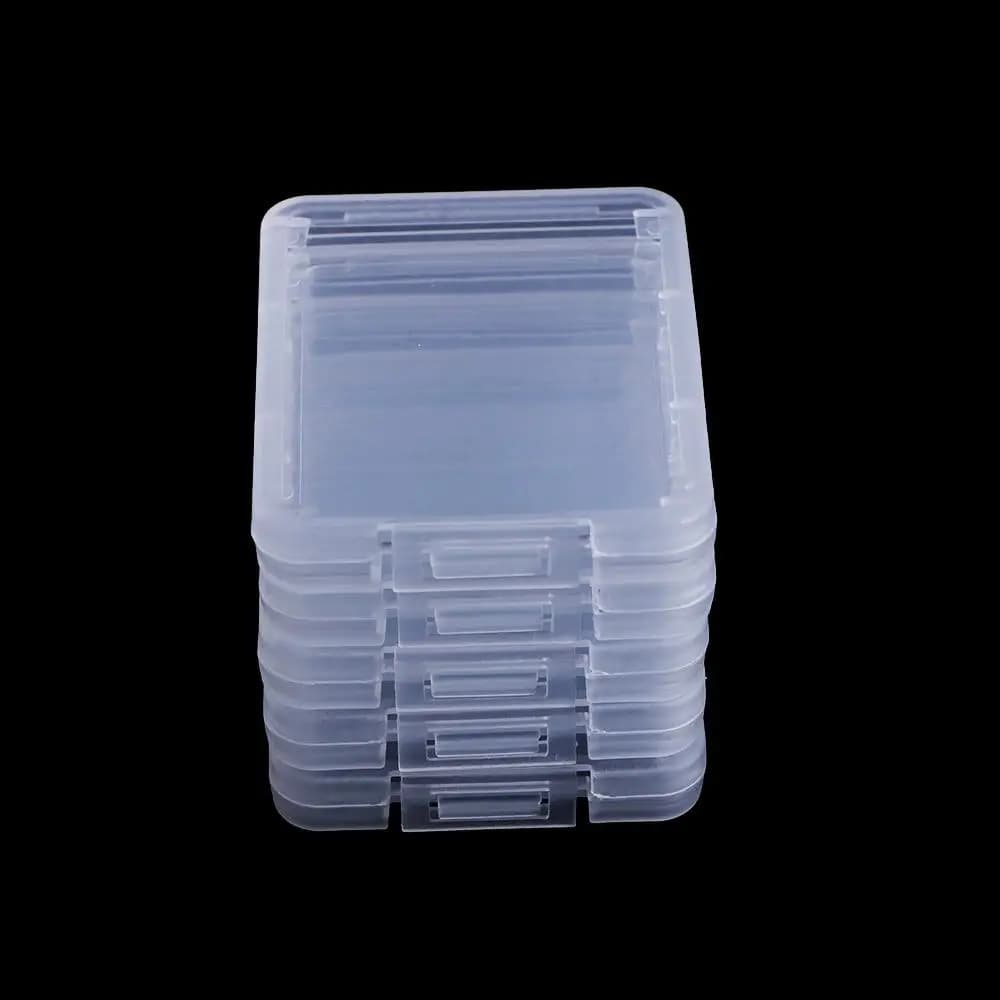 Custodia Protettiva in Plastica per Schede SD, SDHC, MMC, XD, CF - Porta Schede di Memoria Portatile