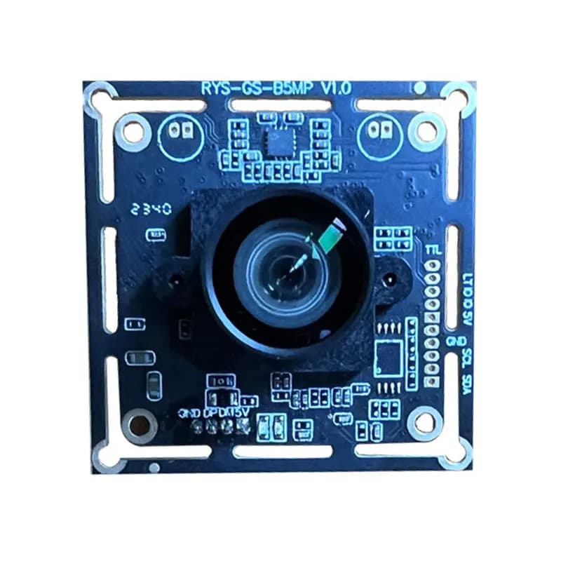 USB camera module with global color shutter from 5 MP Mini wide-angle webcam from 70 degrees 60fps Support industrial camera with external trigger