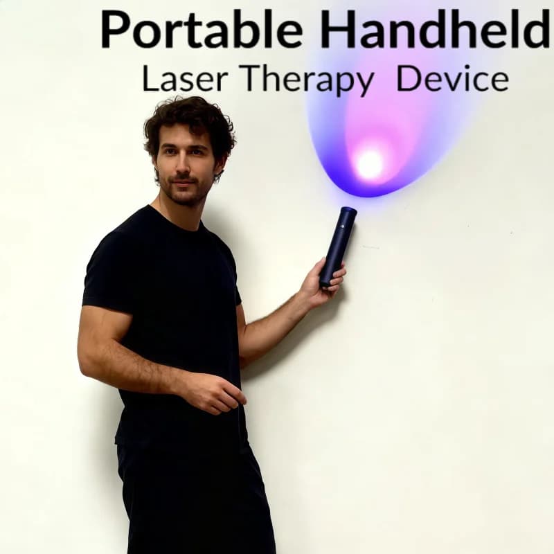 Dispositivo ricaricabile per terapia della luce a LED a 5 lunghezze d'onda 460nm 630nm 850nm 900nm per fisioterapia portatile