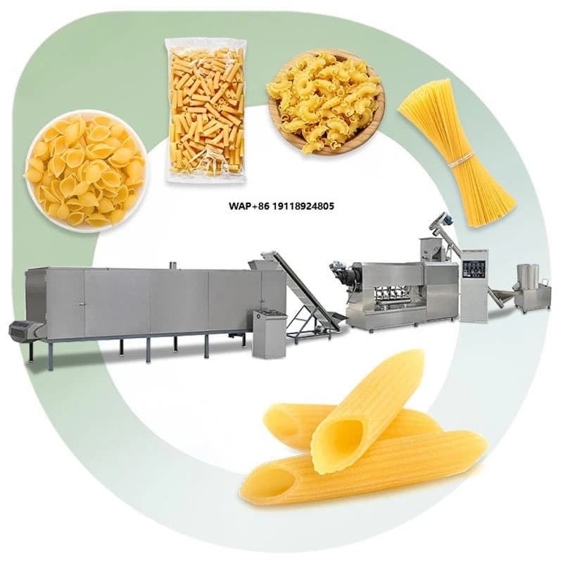 Macchina Industriale Commerciale Italiana per la Produzione di Pasta, Noodle di Riso e Maccheroni con Estrusore Monovite