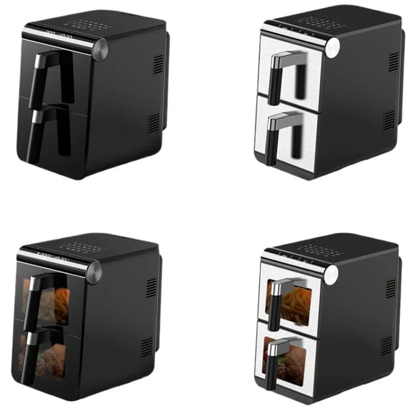Double Stackable Air Fryer with Smart Digital Drawer