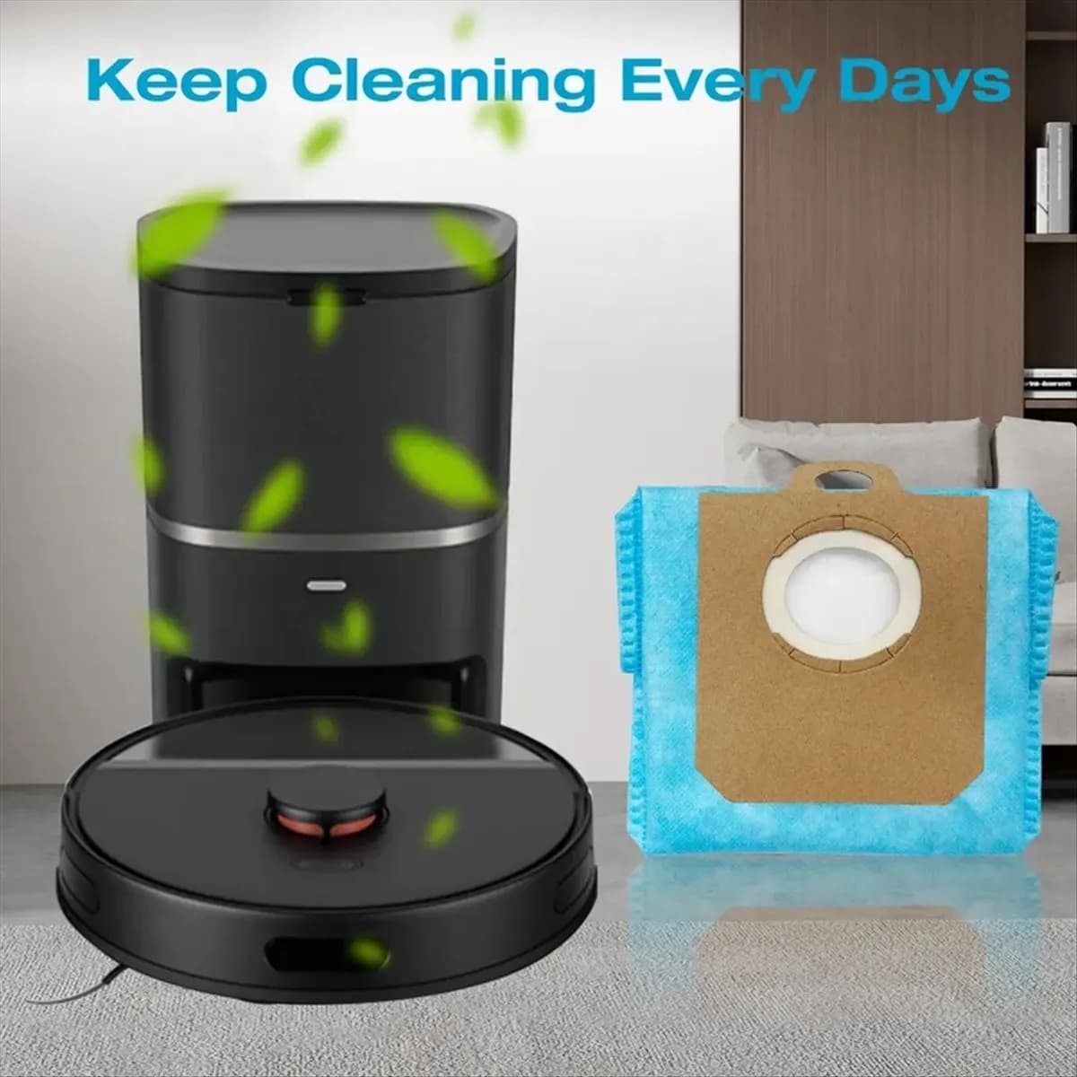 （ON SALE）Vacuum Cleaner Bags Set for Homerun Series 3000 XU3100/01 XU3110/02 XU3000/01 XU3000/02 Robot Vacuum Cleaner