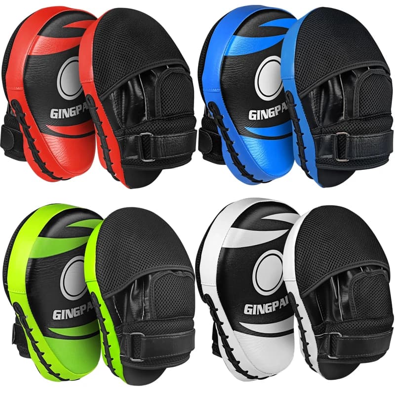 1 pezzo boxe mano pad boxer messa a fuoco bersaglio poggiapiedi sacco da boxe pad combattimento allenamento Muay Thai MMA guanti messa a fuoco mano piegatura