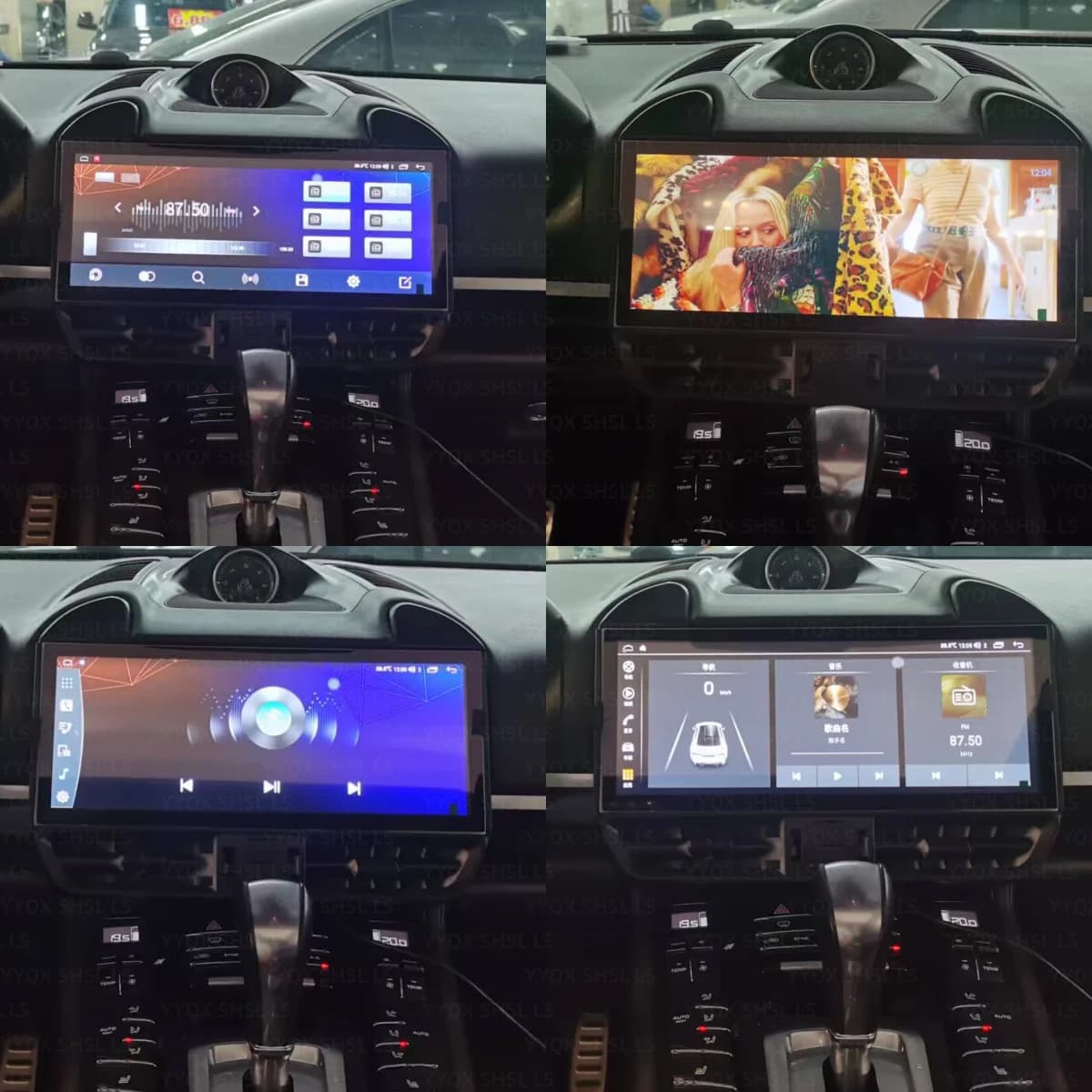 Android 14.0 For Porsche Cayenne 2010-2017 Car Radio DSP Stereo Multimedia Video Player Navigation 4G WiFi Bluetooth CarPlay