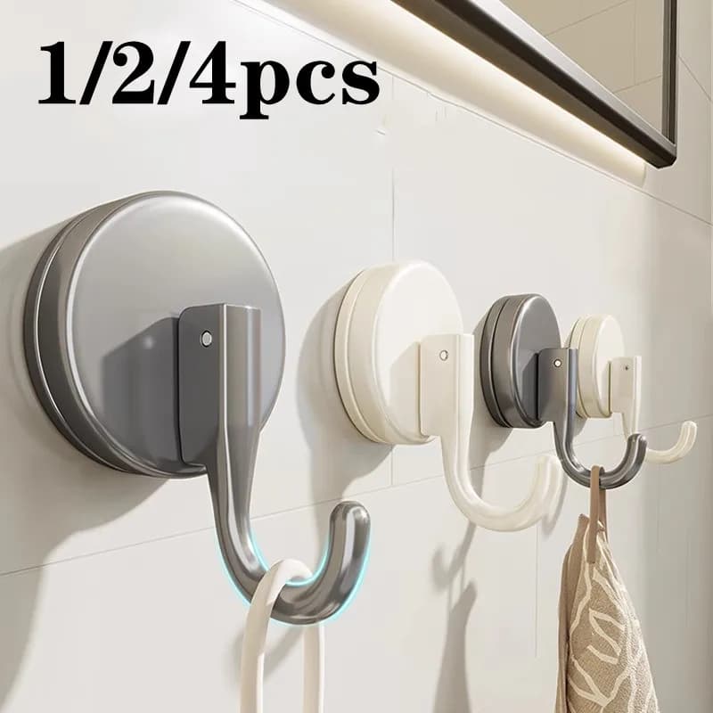 Potenti ganci a ventosa Ganci per doccia riutilizzabili sottovuoto Gancio per vestiti resistenti Gancio senza traccia Cucina Bagno Appendiabiti da parete